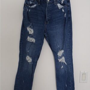 Abercrombie & Fitch Straight Leg Blue Jeans